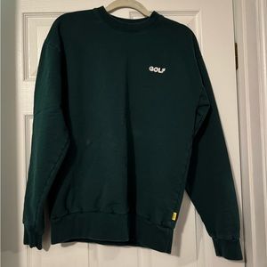 GOLF WANG dark green crewneck